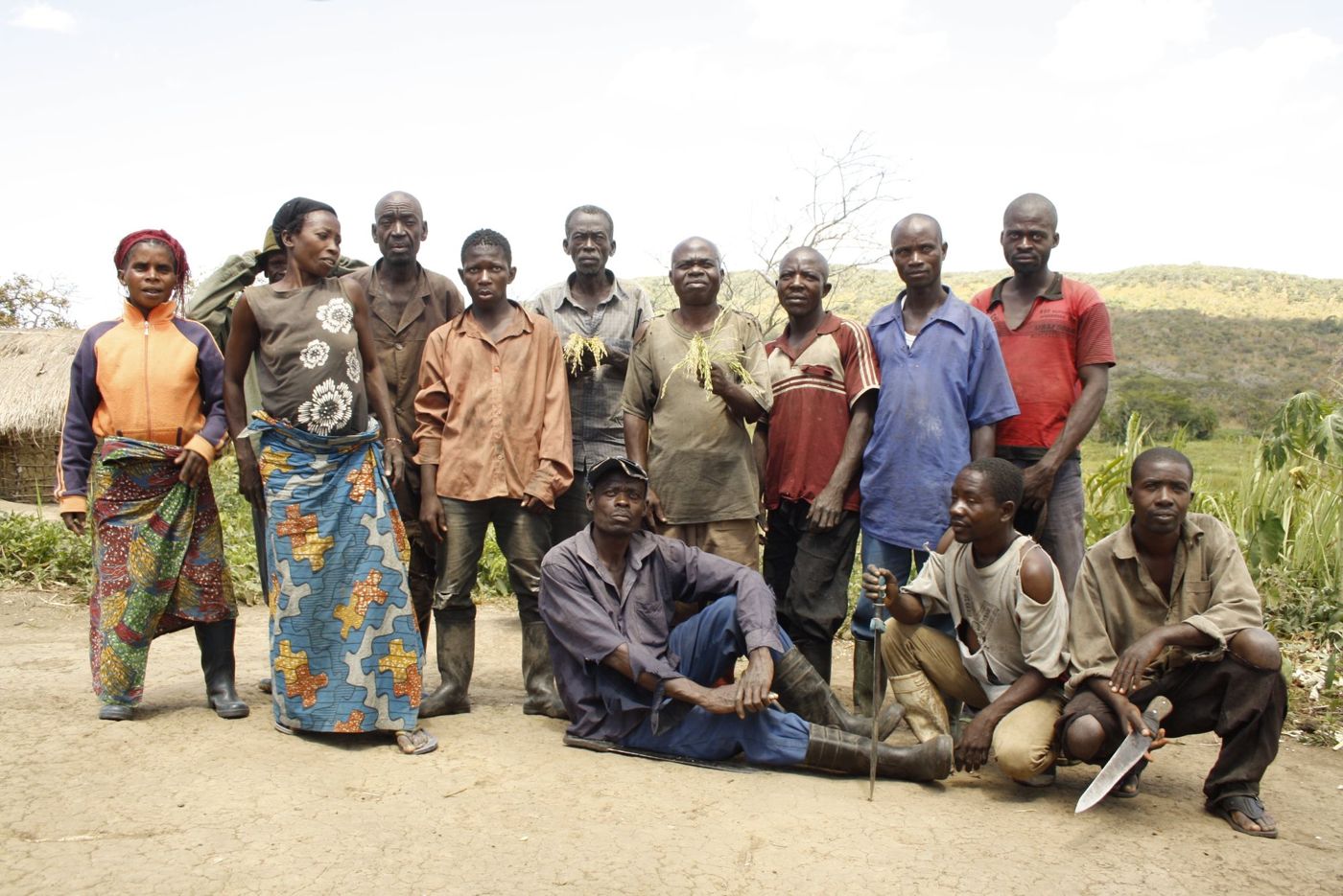 Groupe de riziculteurs